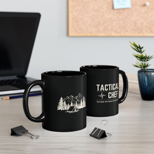 Tactical Chef Black Coffee Mug