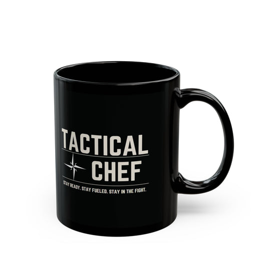 Tactical Chef Black Coffee Mug